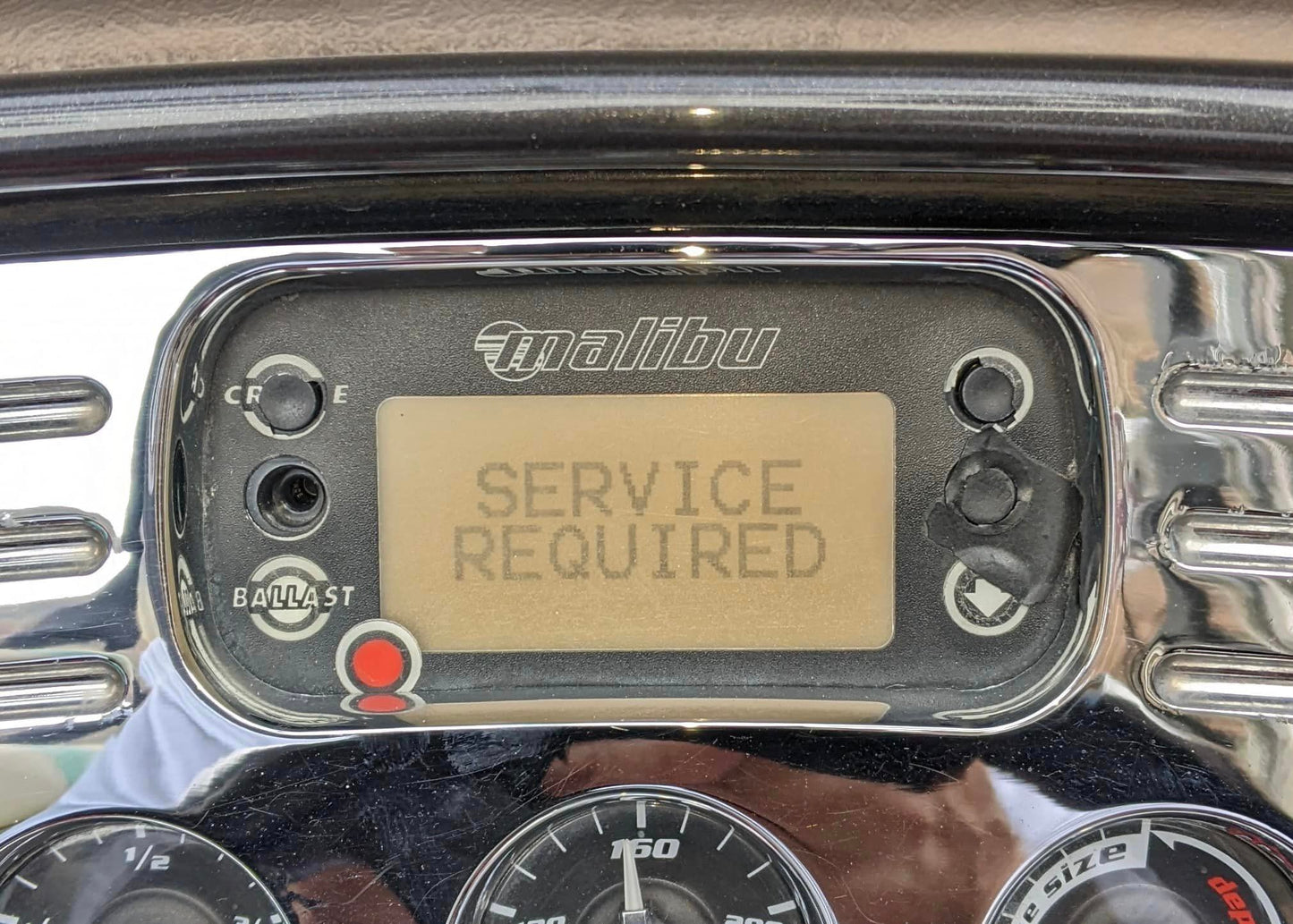 Malibu Boat Info Center Display Replacement Button