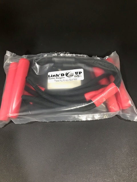 Red Set of Boat to Boat Bungees